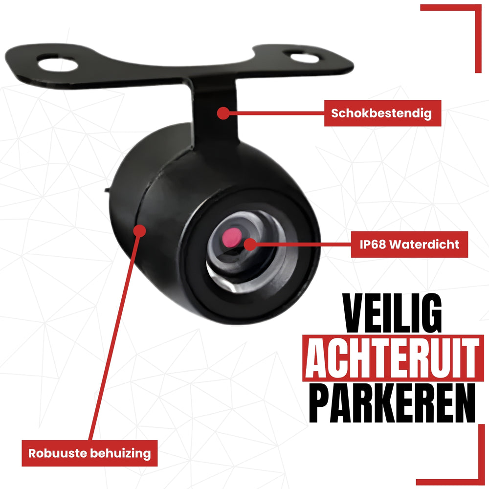 Cartronix RV-330 PRO Achteruitrijcamera | Universeel | Bumper | Nachtzicht