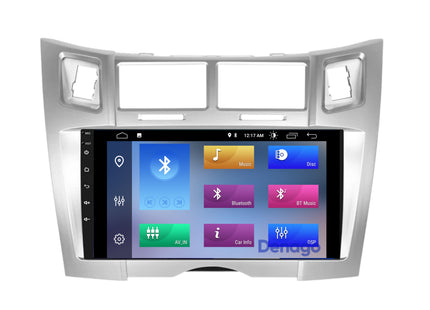 Toyota Yaris CarPlay autoradio zilver | 2005 t/m 2012 | Denago DNG-A289 | 9 inch | Android 13 | Draadloos CarPlay & Android Auto