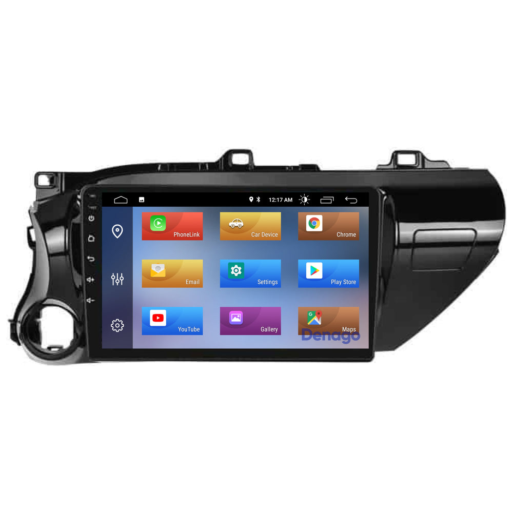 Toyota Hilux CarPlay car radio | 2015 to 2020 | Denago DNG-A331 | 10 inches | Android 13 | Wireless CarPlay & Android Auto