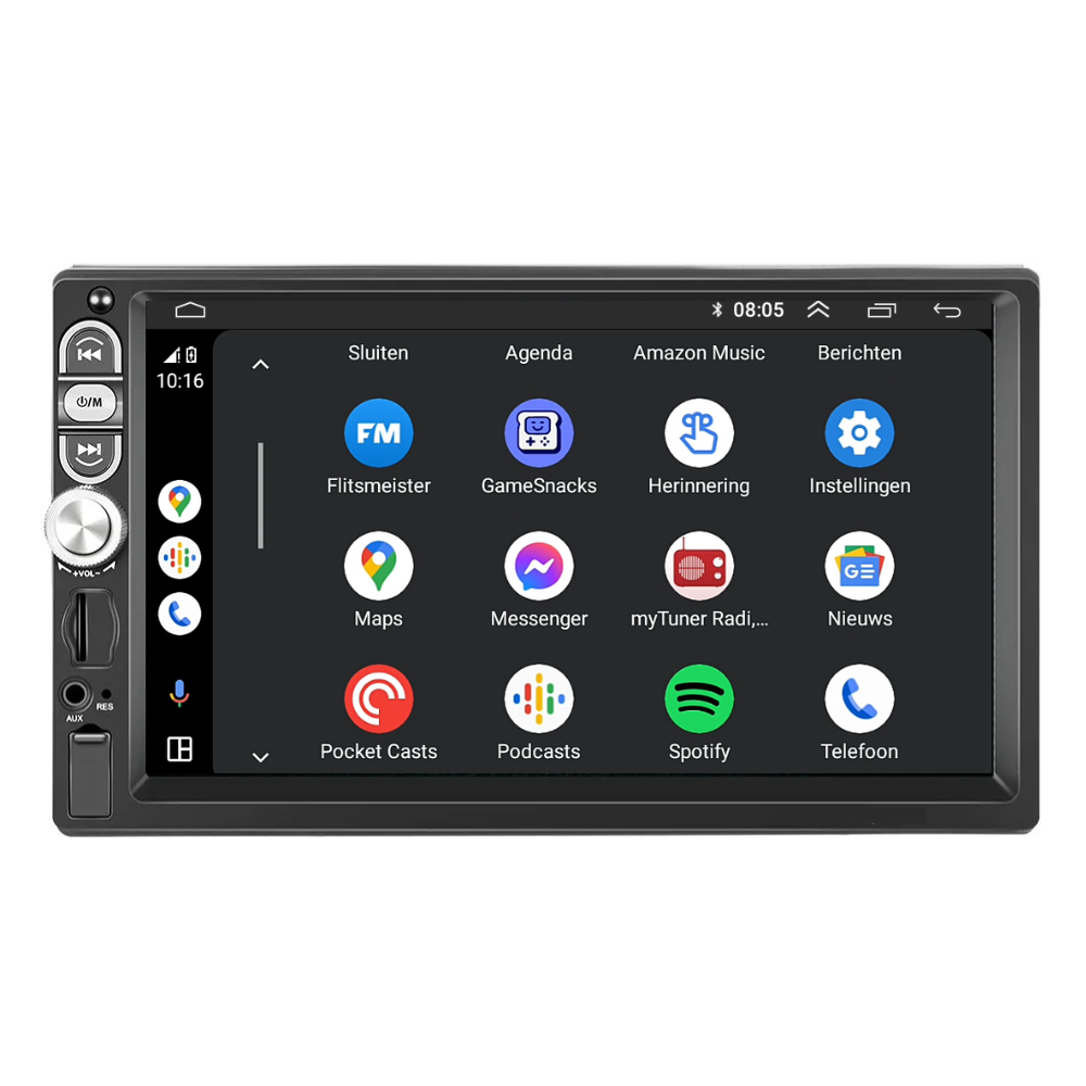 2-DIN | CarPlay Autoradio met USB-Aansluiting