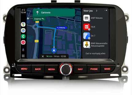Fiat 500 CarPlay | Android 14 | 2007 t/m 2015 | 4+64GB