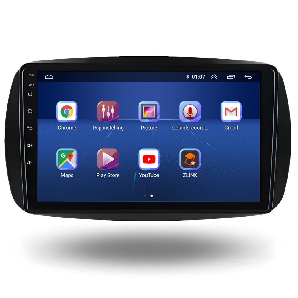 Smart Fortwo | Forfour | Android 13 | Car radio | 2015 to 2019 | Carplay & Android Auto