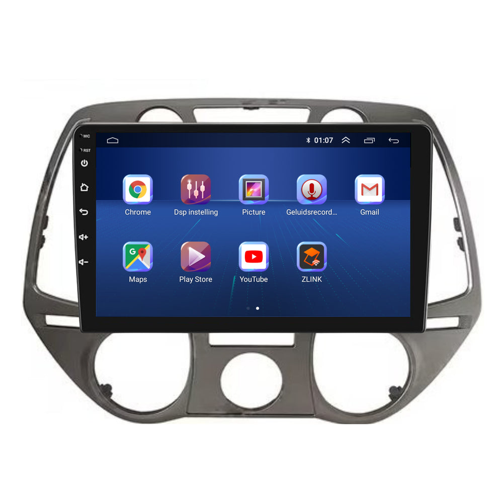 Hyundai I20 | 2008 a 2014 | Androide 13 | Apple Carplay inalámbrico y Android automático