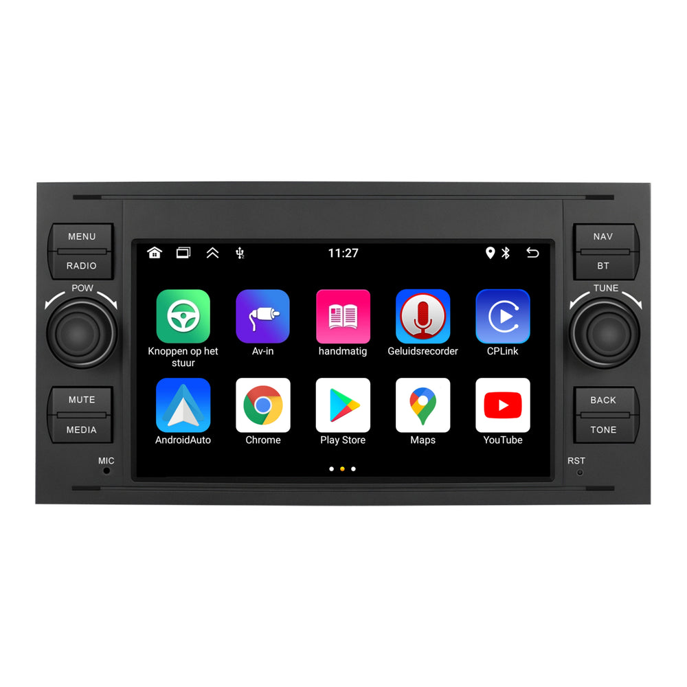 Ford | C-Max, Fiesta, Focus, Fusion, Galaxy, Kuga, S-Max, Transit, Transit Connect | 2003 to 2013 | Android 15 Car radio | 2GB RAM 64GB | CarPlay & Android Auto