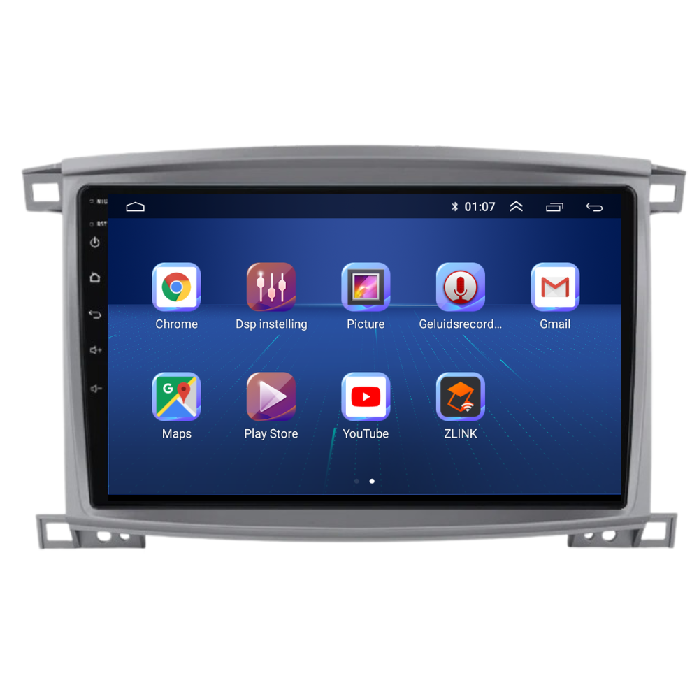 Toyota Land Cruiser LC100 | Android 13 | Autoradio | 2005 à 2007 | CarPlay & Android Auto