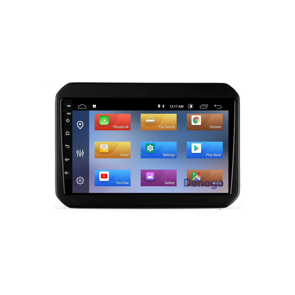 Radio de coche Suzuki Ignis CarPlay | 2016 a 2020 | Denago DNG-A158 | 9 pulgadas | Androide 13 | CarPlay inalámbrico y Android Auto