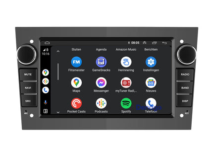 Opel Astra Corsa Zafira Tigra Omega Meriva Combo | 2000 t/m 2013 | Android 13 | Carplay & Android Auto |