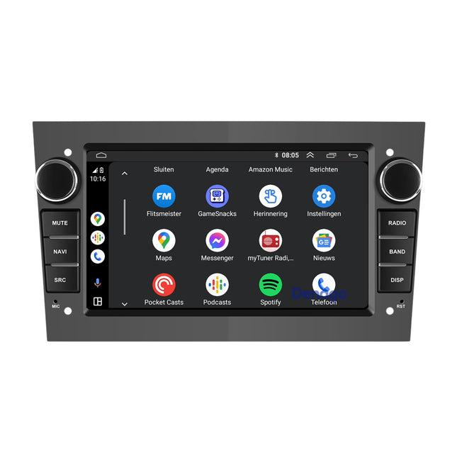 Opel Astra Corsa Zafira Tigra Omega Meriva Combo | 2000 t/m 2013 | Android 13 | Carplay & Android Auto |
