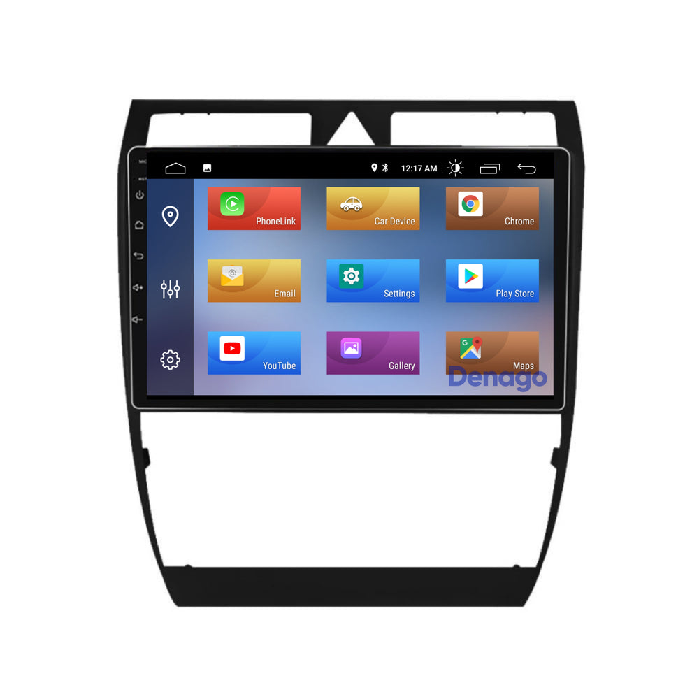 Audi A6 | S6 | RS6 | Allroad | CarPlay autoradio | 1999 t/m 2004 | Denago DNG-A196 | 9 inch | Android 13 | Draadloos CarPlay & Android Auto