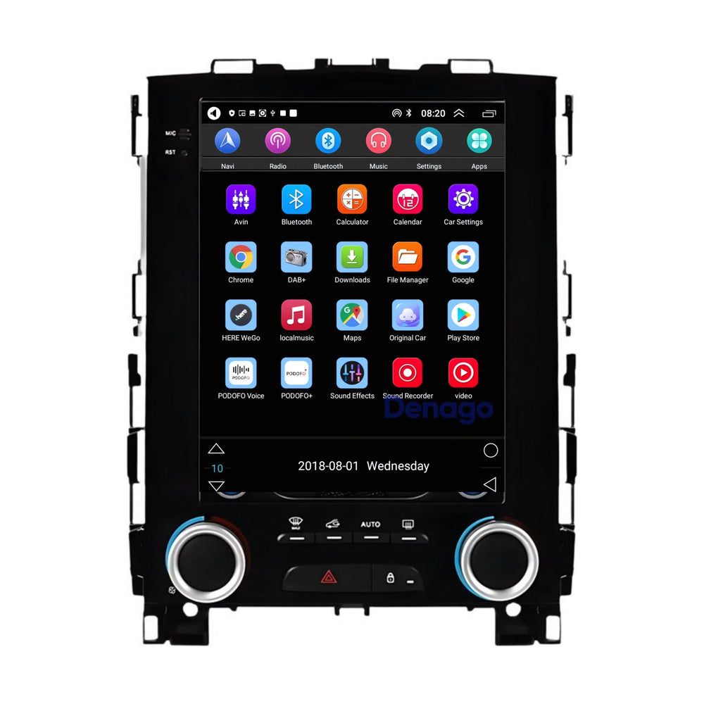 Renault Talisman CarPlay autoradio | 2016 t/m 2022 | Denago DNG-A488 | 9.7 inch Tesla Style | Android 13 | Draadloos CarPlay & Android Auto