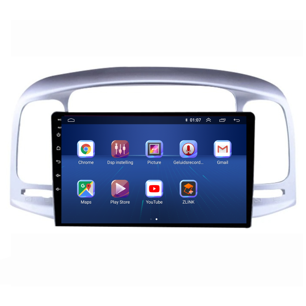 Acento Hyundai | Androide 13 | Radio de coche | 2007 a 2011 | Carplay y Android Auto