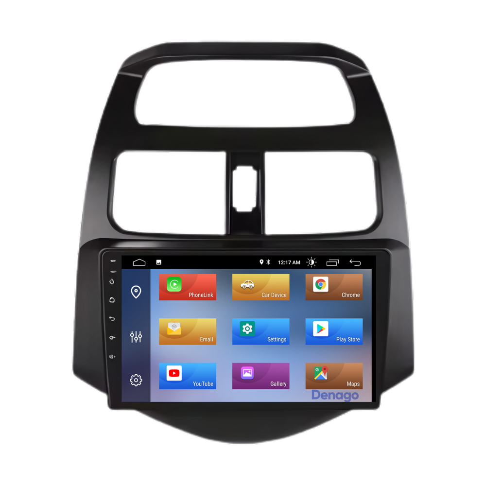 Chevrolet Spark CarPlay car radio | 2009 to 2015 | Denago DNG-A24 | 9 inches | Android 13 | Wireless CarPlay & Android Auto
