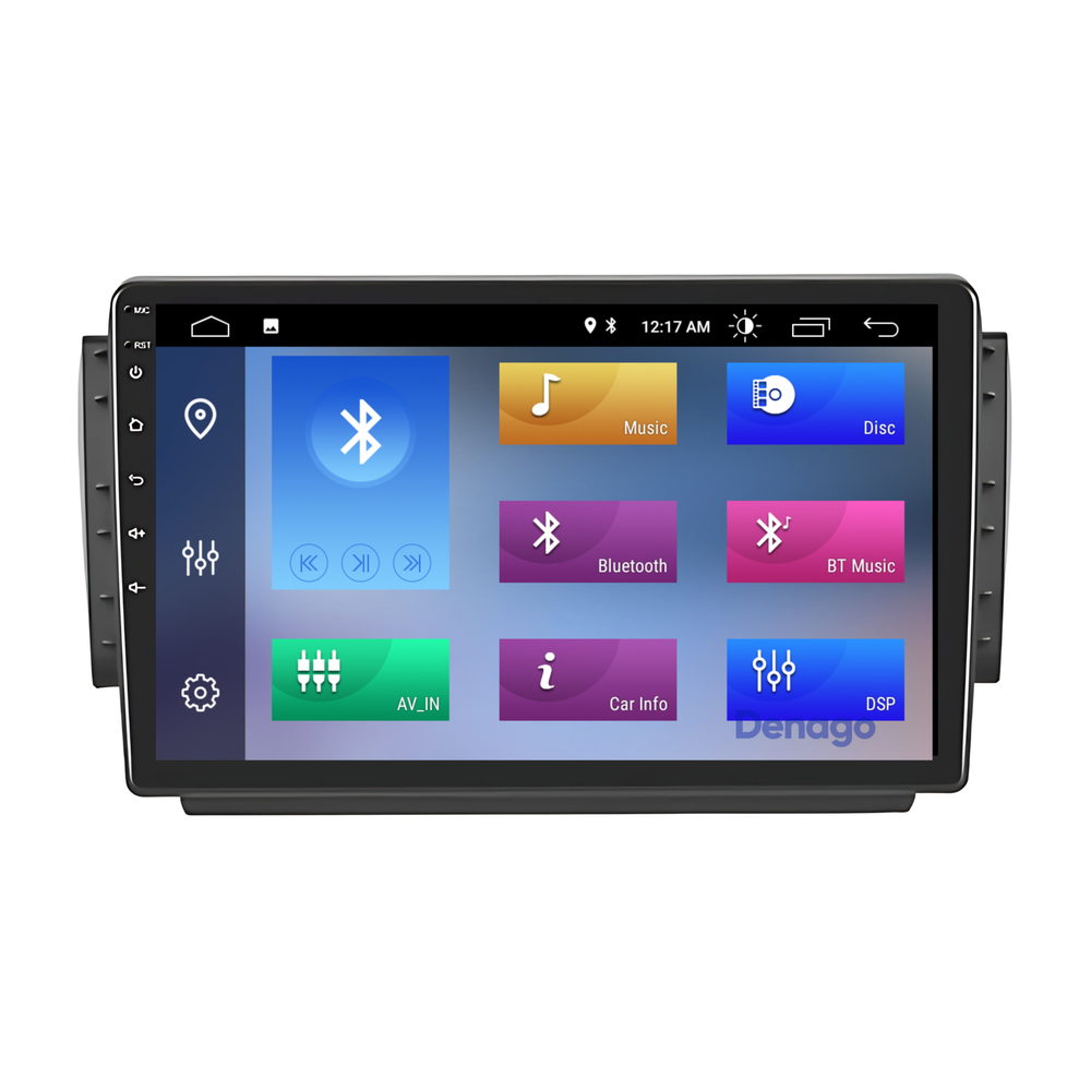 Peugeot 208 & 2008 CarPlay car radio | 2012 to 2019 | Denago DNG-A50 | 9 inches | Android 13 | Wireless CarPlay & Android Auto