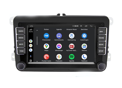 7 INCH Volkswagen Draadloos CarPlay | Android 13