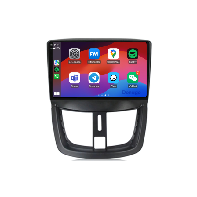 Peugeot 207 Android Autoradio | 2006 t/m 2015 | CarPlay | 206+ | 207cc