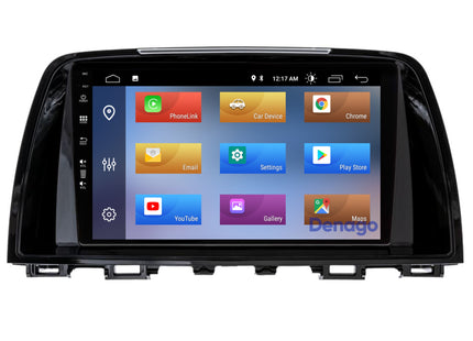 Mazda 6 CarPlay autoradio | Denago DNG-A343 | 2012 t/m 2015 | 9 inch | Android 13 | Draadloos CarPlay & Android Auto