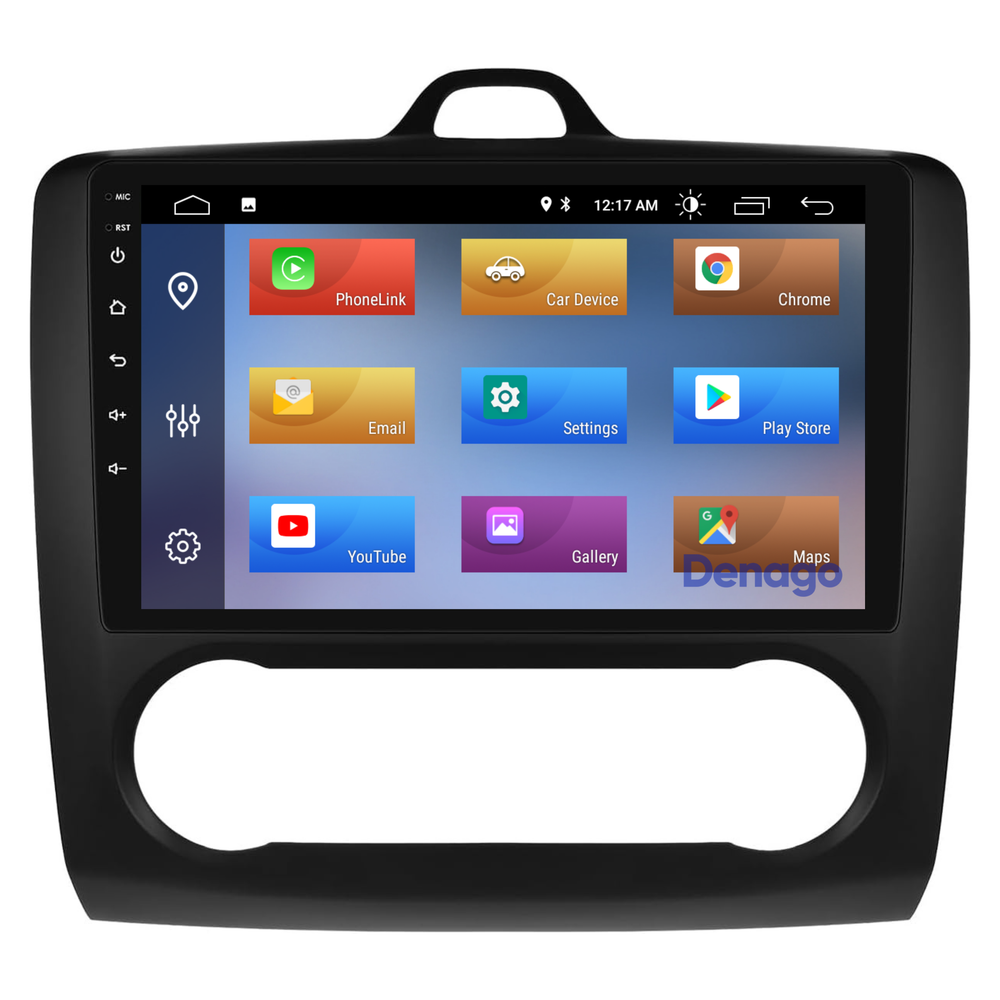 Radio para coche Ford Focus CarPlay | 2004 a 2011 | Denago DNG-A283 | 9 pulgadas | Androide 13 | CarPlay inalámbrico y Android Auto