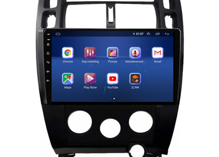 Hyundai Tucson | Android 13 | Autoradio | 2004 t/m 2010 | Carplay & Android Auto | Zwart