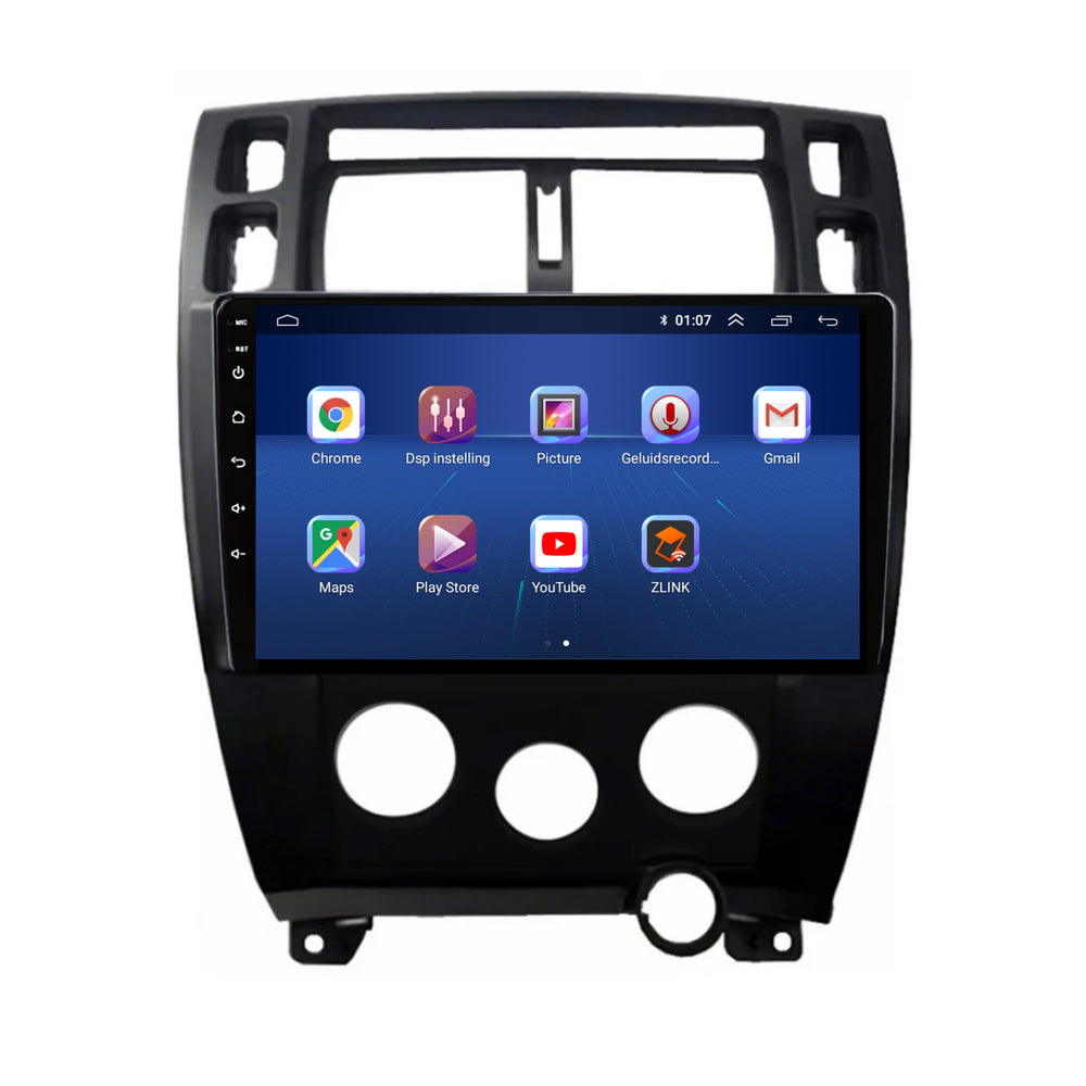 Hyundai Tucson | Android 13 | Car radio | 2004 to 2010 | Carplay & Android Auto | Black