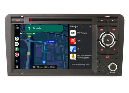 Audi A3 | S3 | RS3 | CarPlay & Android Auto | autoradio | 2005 t/m 2013 | Android 14 | 4+64GB
