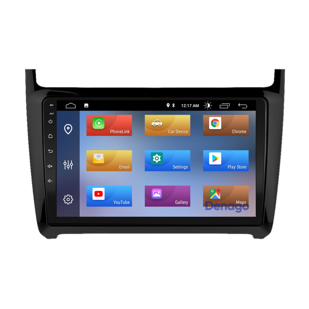 Volkswagen Polo CarPlay car radio | 2009 to 2017 | Denago DNG-A116 | 9 inches | Android 13 | Wireless CarPlay & Android Auto