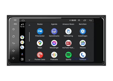 Toyota Corolla | 2003 t/m 2007 | Autoradio | Android 13 | Carplay & Android auto