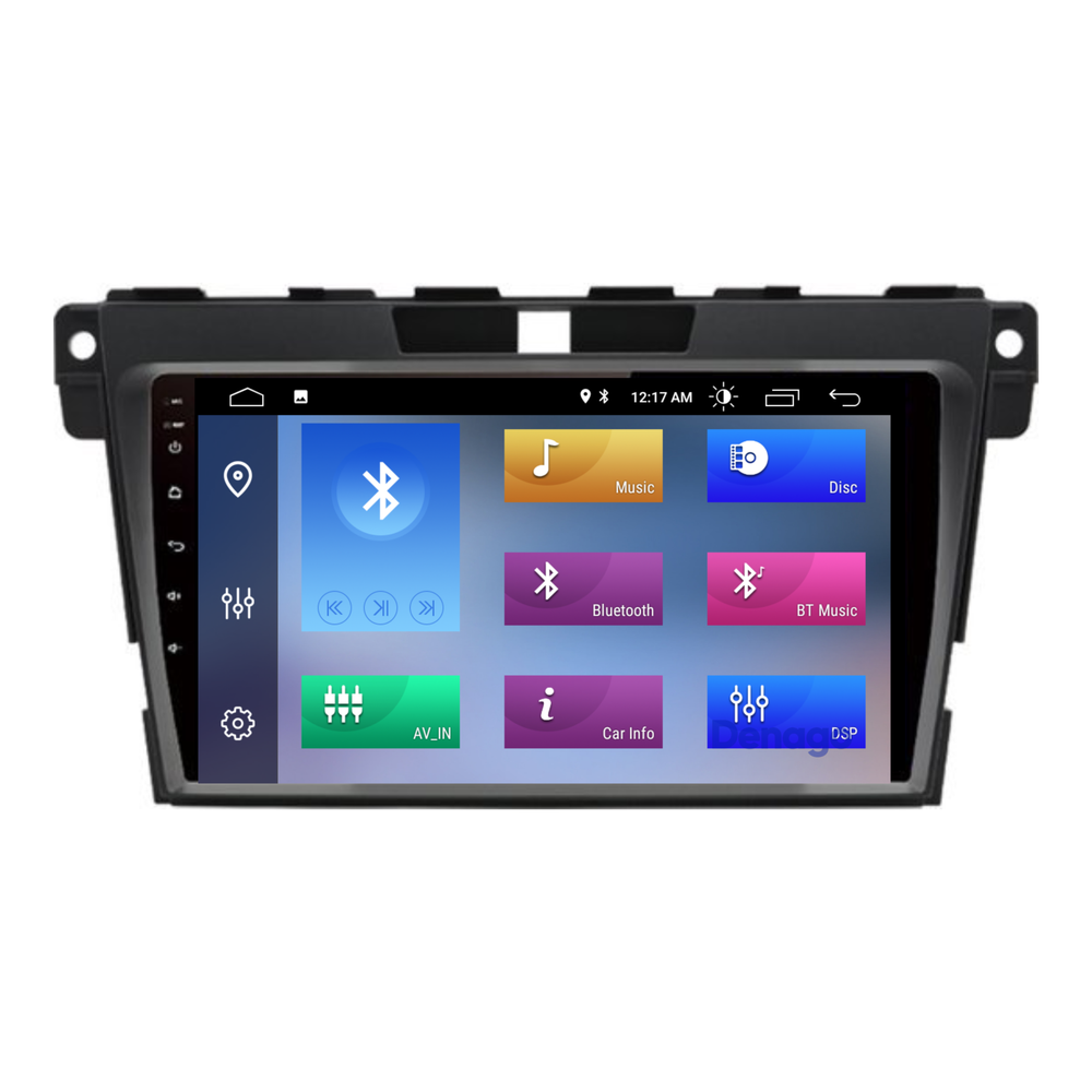 Mazda CX-7 CarPlay car radio | 2006 to 2012 | Denago DNG-A49 – 9 inches | Android 13 | Wireless CarPlay & Android Auto