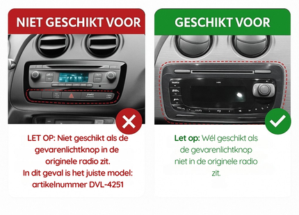 Radio para coche Seat Ibiza CarPlay | 2008 a 2014 | Denago DNG-A05 | 9 pulgadas | Android 13 | CarPlay inalámbrico & Android Auto