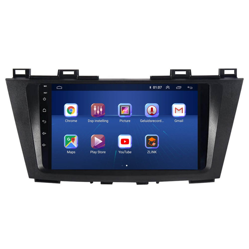 Mazda5 | Androide 13 | Radio de coche | 2010 a 2015 | CarPlay y Android Auto