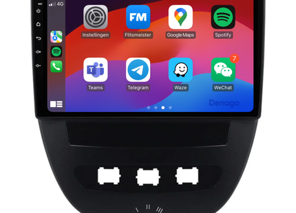 Toyota Aygo Autoradio | 2005 t/m 2013 | Android 13 & CarPlay