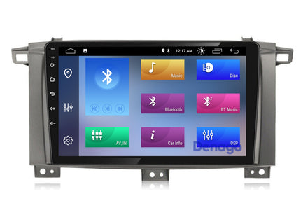 Toyota Land Cruiser LC100 CarPlay autoradio | 2005 t/m 2007 | Denago DNG-A338 | 9 inch | Android 13 | Draadloos CarPlay & Android Auto