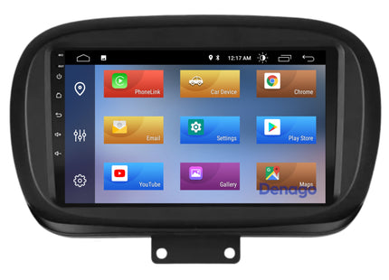 Fiat 500X CarPlay autoradio | 2014 t/m 2023 | Denago DNG-A147 | 9 inch | Android 13 | Draadloos CarPlay & Android Auto
