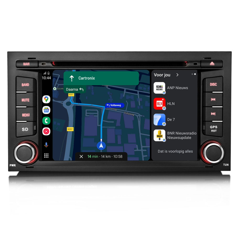 Seat Ibiza 6J | León 5F | CarPlay y Android Auto | radio de coche | 2013 a 2017 | Androide 13 | 4+64GB