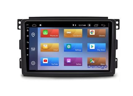 Smart Fortwo CarPlay autoradio | 2009 t/m 2015 | Denago DNG-A270 | 9 inch | Android 13 | Draadloos CarPlay & Android Auto