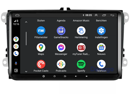 Volkswagen Autoradio | Android 13 | Carplay & Android auto | 2GB + 64GB