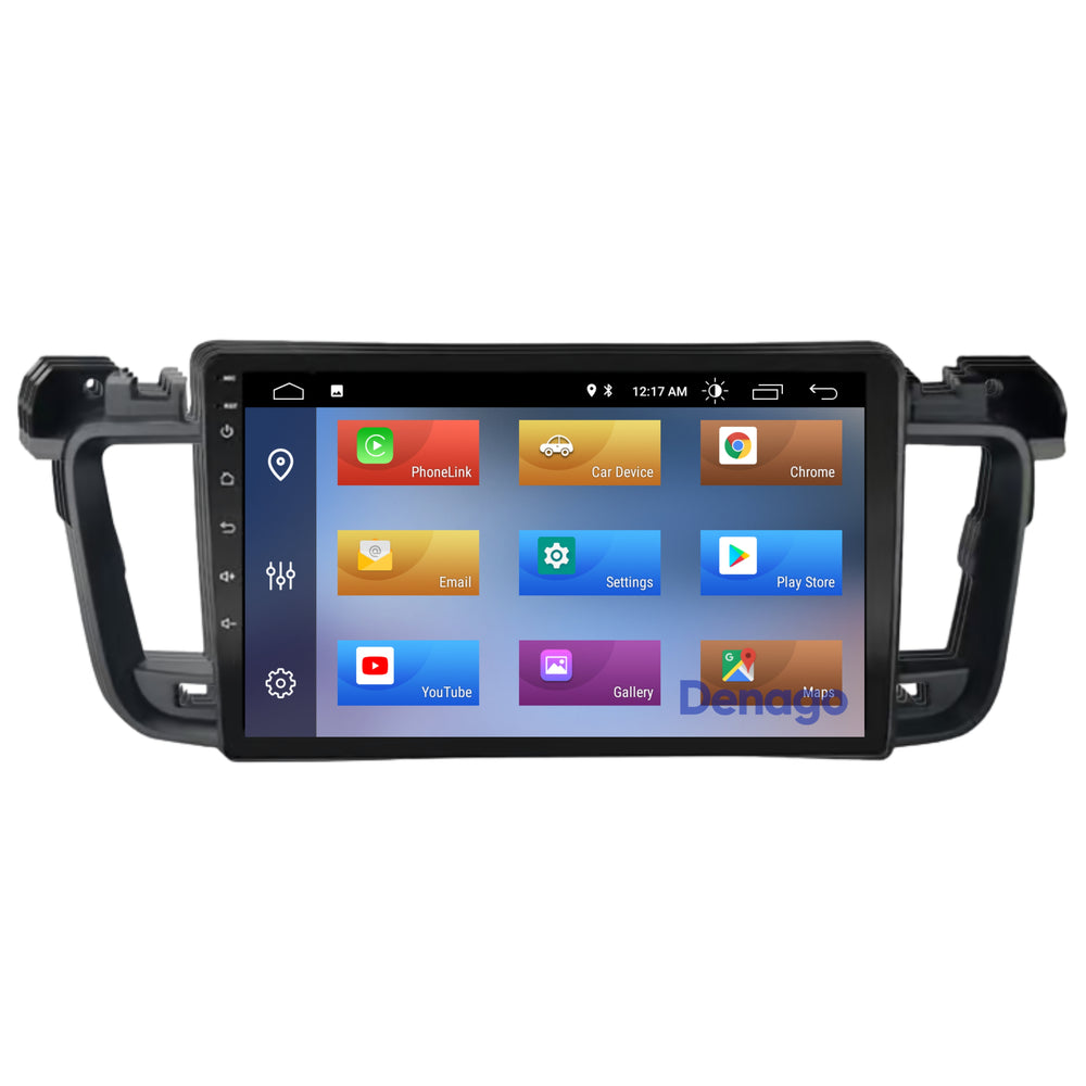 Radio para coche Peugeot 508 CarPlay | 2011 a 2018 | Denago DNG-A322 | 9 pulgadas | Androide 13 | CarPlay inalámbrico y Android Auto