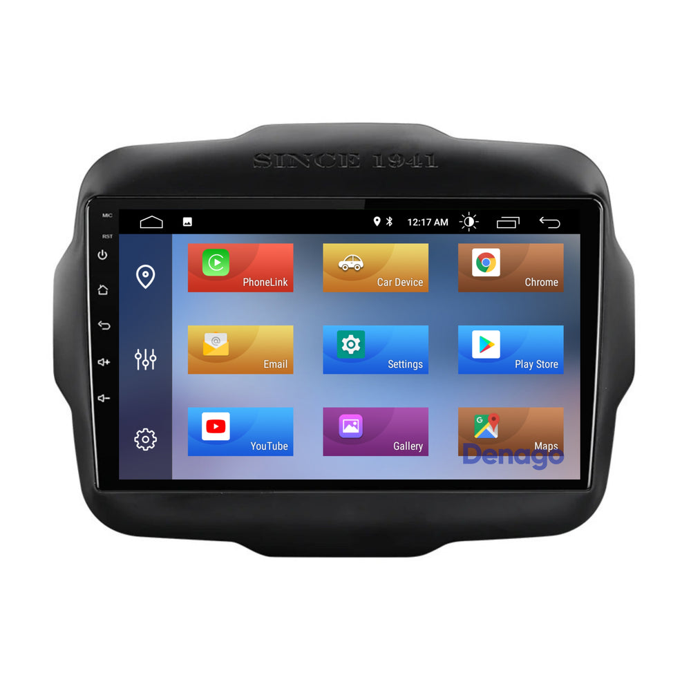 Radio para coche Jeep Renegade CarPlay | 2014 a 2023 | Denago DNG-A123 | 9 pulgadas | Androide 13 | CarPlay inalámbrico y Android Auto