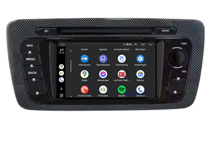 Seat Ibiza Autoradio | 2008 t/m 2014 | Android 13 | Carplay & Android auto