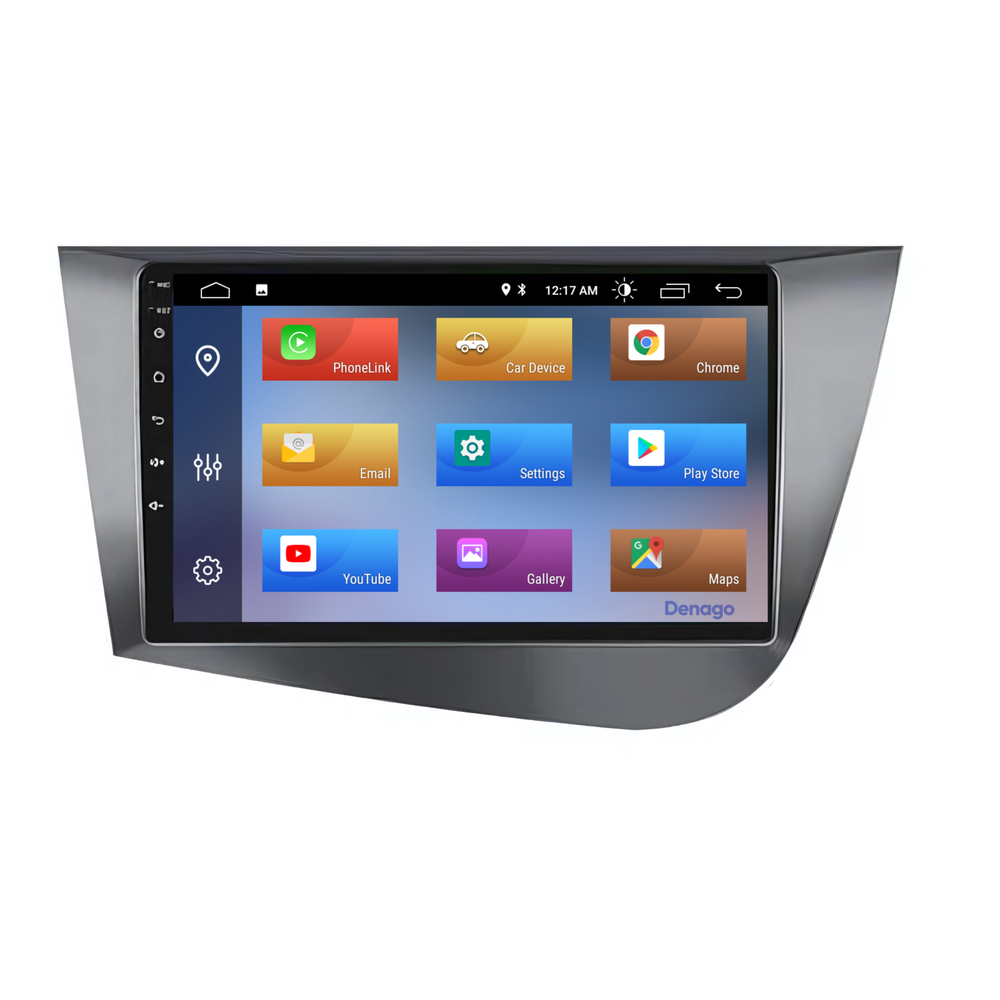 Radio para coche Seat Leon CarPlay | 2005 a 2012 | Denago DNG-A21 | 9 pulgadas | Androide 13 | CarPlay inalámbrico y Android Auto