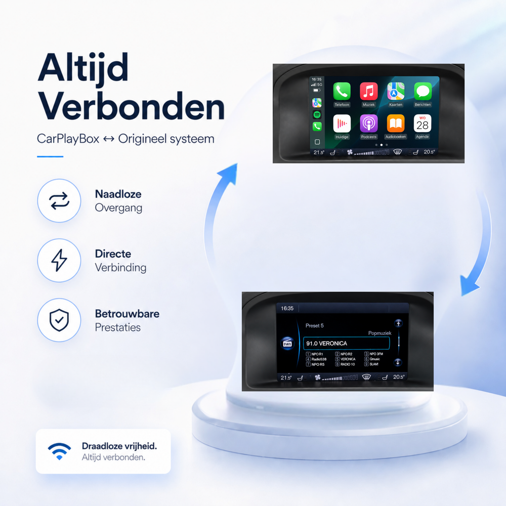 Volvo V70 | 2014 to 2018 | CarPlay & Android Auto Box | Sensus Connect