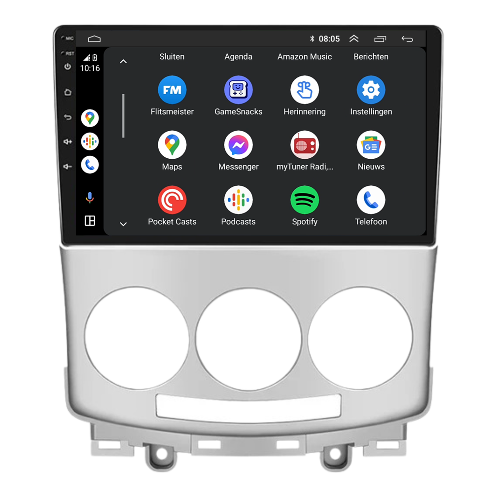 Mazda 5 | Android 13 | Autoradio | 2005 t/m 2010 | CarPlay & Android Auto