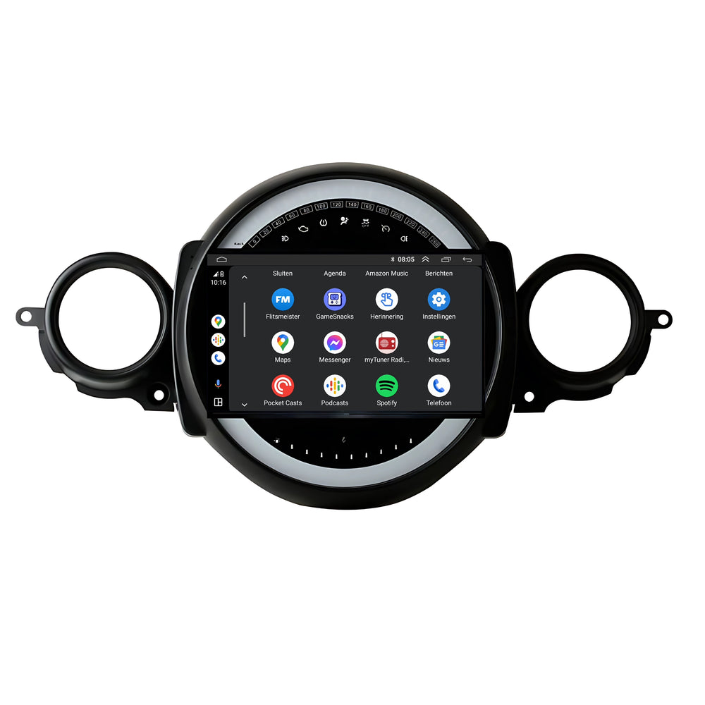 Mini Cooper | Androide 13 | Radio de coche | 2008 a 2013 | CarPlay y Android Auto
