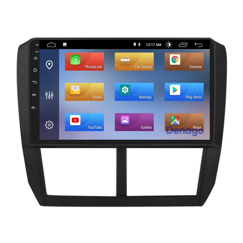 Subaru Forester CarPlay car radio | 2008 to 2012 | Denago DNG-A132 | 9 inches | Android 13 | Wireless CarPlay & Android Auto