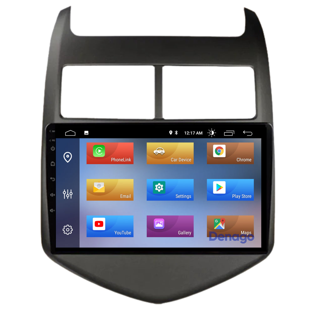 Radio para coche Chevrolet Aveo CarPlay | 2013 a 2015 | Denago DNG-A129 | 9 pulgadas | Androide 13 | CarPlay inalámbrico y Android Auto