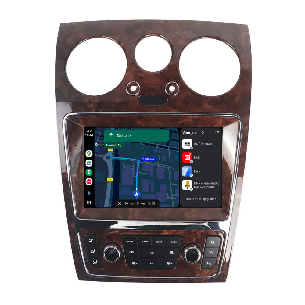 Bentley continental | 2004 a 2018 | Androide 15 | 4+64GB | Carplay y Android Auto | Marrón