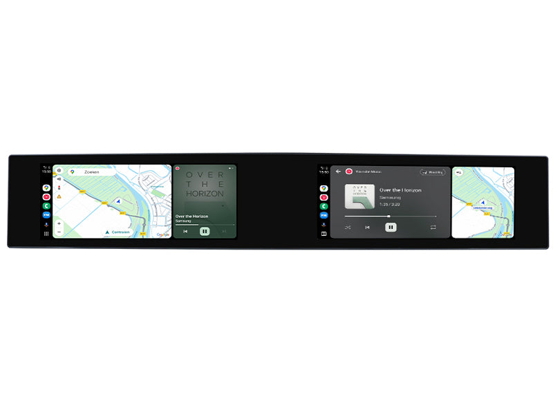 BMW 5 Serie E60/E61/F10/F11 | Dual-Screen NBT Autoradio | 2013 t/m 2017 | CarPlay & Android Auto