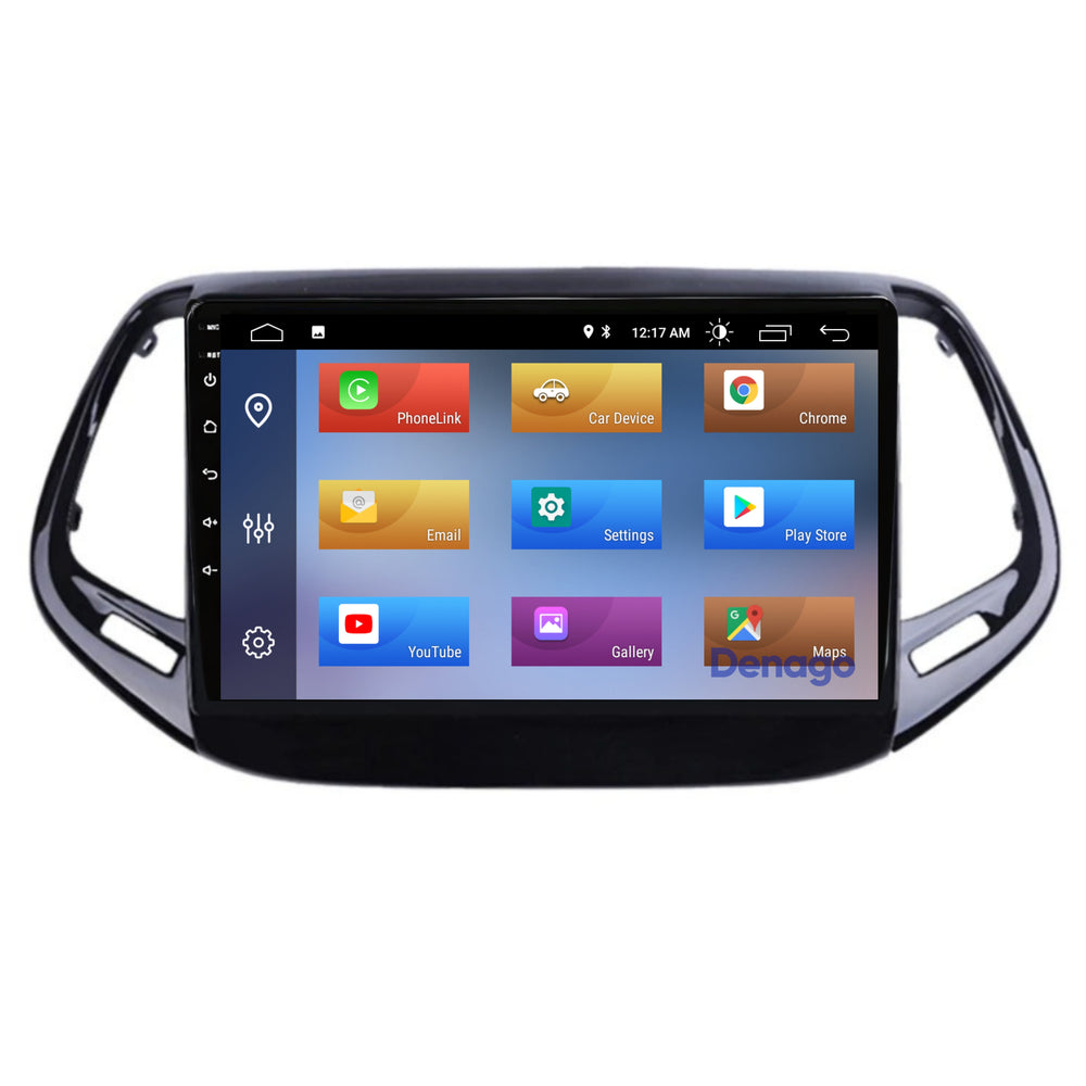 Radio para coche Jeep Compass CarPlay | 2017 a 2020 | Denago DNG-A122 | 9 pulgadas | Androide 13 | CarPlay inalámbrico y Android Auto