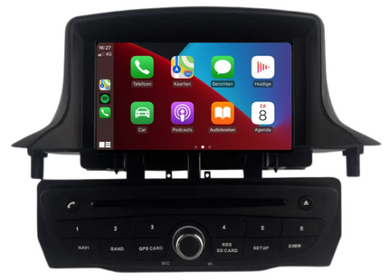 Renault Megane 3 & Fluence | Android 14 | Car radio | 2008 to 2016 | CarPlay & Android Auto | 4+64GB