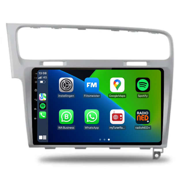 Volkswagen Golf 7 | Android 13 | Autoradio | 2012 t/m 2020 | Carplay & Android Auto | Zilver