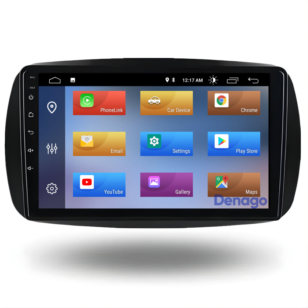 Radio para coche Smart Fortwo y Forfour CarPlay | 2015 a 2019 | Denago DNG-A197 | 9 pulgadas | Androide 13 | CarPlay inalámbrico y Android Auto